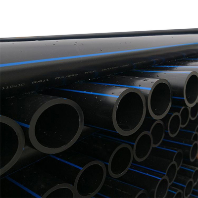 Ống nhựa PE100 màu đen Ống cấp nước có đường kính lớn Cuộn ống thủy lợi Pe