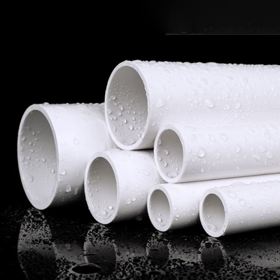 Ống thoát nước thải PVC không thể uống được Ống thoát nước màu trắng có chất lượng tốt