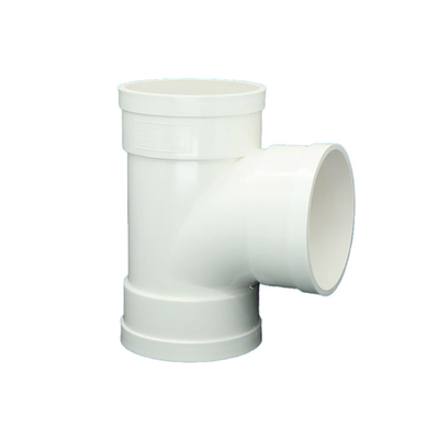 Phụ kiện đường ống thoát nước PVC đô thị Tee 50 75 110 160 Nhựa