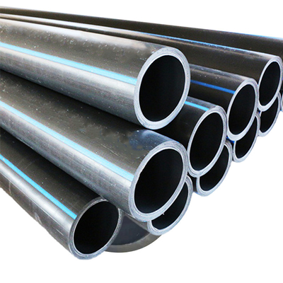 4 ống nước HDPE Đen PE ống ống lọc cho các dự án thoát nước hỗ trợ tùy chỉnh