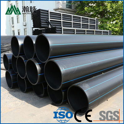 DN16mm-1800mm Hdpe ống PE ống được chứng nhận theo ISO9001 Trong màu xanh hoặc đen