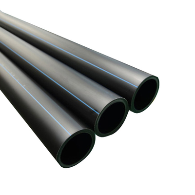 ống nước HDPE bền màu đen / xanh dương (2.3-117.6mm) ống nước ngầm
