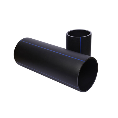 Bụi nước HDPE màu xanh hoặc đen với sọc màu xanh để cung cấp nước chống ăn mòn và thoát nước