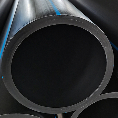 Bụi nước HDPE màu xanh hoặc đen với sọc màu xanh để cung cấp nước chống ăn mòn và thoát nước