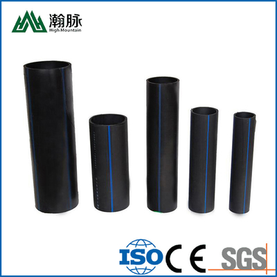 Ống cung cấp nước HDPE chống ăn mòn DN16mm-1800mm Màu xanh hoặc đen với sọc màu xanh
