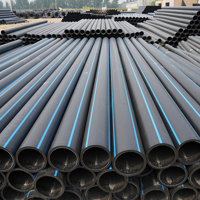 Các đường ống nước HDPE có thể tùy chỉnh với chiều dài theo yêu cầu của khách hàng DN16mm-1800mm 2.3mm-117.6mm
