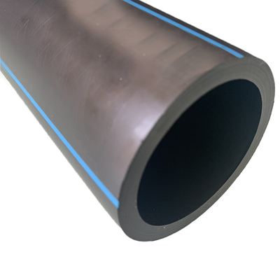 Như tùy chỉnh Kích thước HDPE ống nước Độ dày 2.3mm-117.6mm Màu xanh hoặc đen với sọc màu xanh
