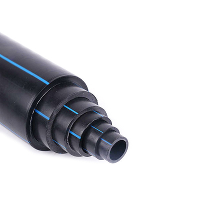 Cung cấp nước và thoát nước HDPE ống cung cấp nước với độ dày 2,3mm-117,6mm Được làm từ vật liệu thô PE HDPE