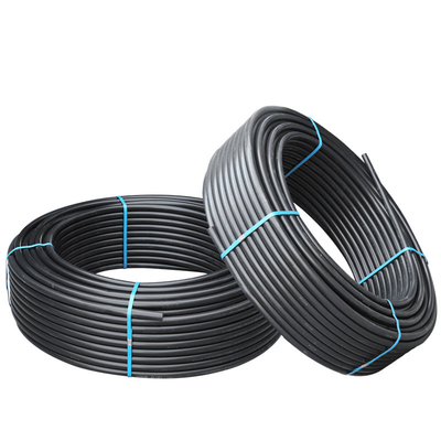 PN6-PN16 Đánh giá áp suất HDPE ống nước được làm bằng vật liệu thô PE và dung lượng áp suất 1,25mpa-2,5mpa