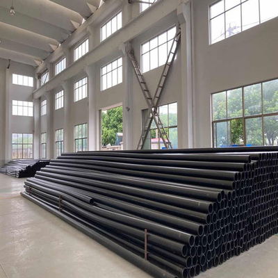 PN6-PN16 Đánh giá áp suất HDPE ống nước được làm bằng vật liệu thô PE và dung lượng áp suất 1,25mpa-2,5mpa