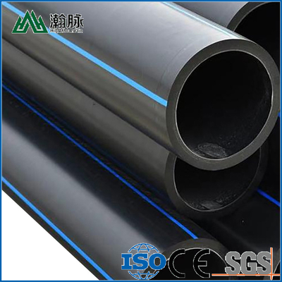 Khả năng chống va chạm cao và chống ăn mòn tuyệt vời HDPE ống nước trong vật liệu màu đen