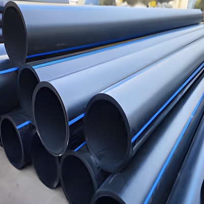 1.25mpa-2.5mpa HDPE đường ống nước với mật độ cao polyethylene chiều dài 5.8m/11.8m / tùy chỉnh