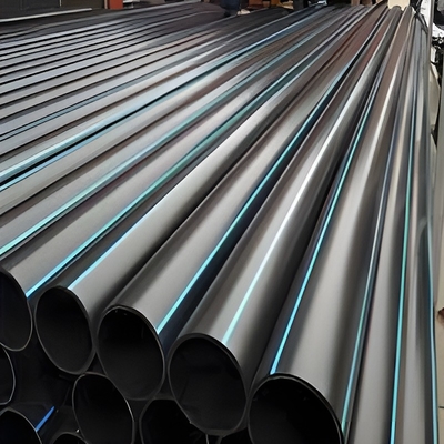 1.25mpa-2.5mpa HDPE đường ống nước với mật độ cao polyethylene chiều dài 5.8m/11.8m / tùy chỉnh